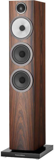 Bowers & Wilkins 704 S3 Ζεύγος Ηχείων Hi-Fi Δαπέδου 150W 3 Δρόμων Π16.5xΒ26.3xΥ92.5εκ. Καφέ