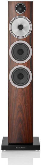 Bowers & Wilkins 704 S3 Ζεύγος Ηχείων Hi-Fi Δαπέδου 150W 3 Δρόμων Π16.5xΒ26.3xΥ92.5εκ. Καφέ