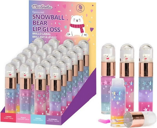 Martinelia Snowball Bear Lip Gloss (Various Designs) 1pc