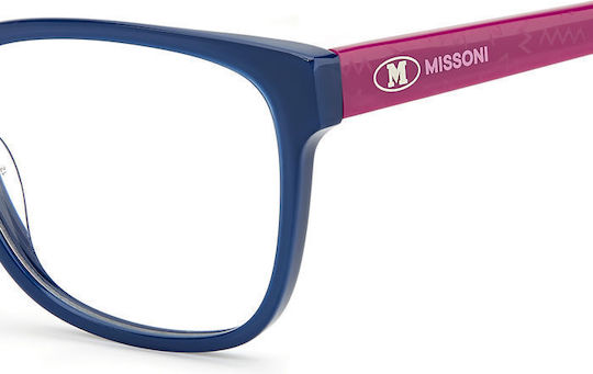 Missoni Plastic Eyeglass Frame Blue MMI 0073 CLH