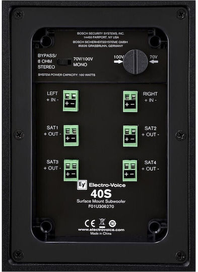 Electro-Voice EVID-S44BL Σετ Ηχεία Εγκαταστάσεων 200W Λευκά