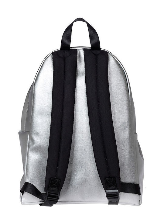 Lyc Sac City The Drop Σχολική Τσάντα Πλάτης Δημοτικού Flashy Silver 24lt