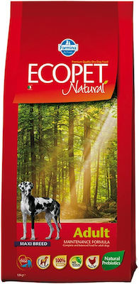 Farmina Ecopet Natural Adult Maxi 12kg Dry Food for Adult Dogs of Large Breeds with Corn and Chicken