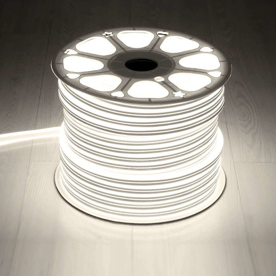 GloboStar Rezistent la apă Bandă LED Double-Sided 220V Alb Natural Lumină 1m Neon Flex