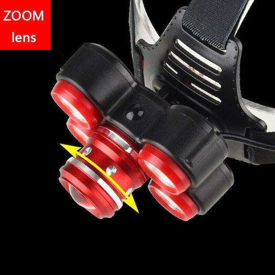 Rechargeable Headlamp LED with Maximum Brightness 3000lm