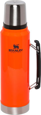 Stanley Classic Legendary Bottle Μπουκάλι Θερμός Blaze Orange 1lt