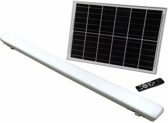 V-TAC Wall Mounted Solar Light 18W 1000lm Warm White 3000K with Remote Control IP65 118.5cmx8cmx6.5cmcm