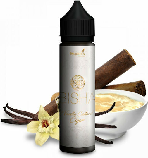 Omerta Flavor Shot Bisha Vanilla Custard Cigar 20ml/60ml 1τμχ