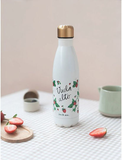 Grupo Erik Ana Marin Flasche Thermosflasche Rostfreier Stahl 500ml Weiß