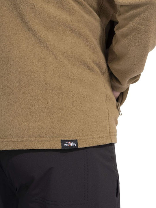 Pentagon Tac Maven Elk Hunting Cardigan Fleece Coyote