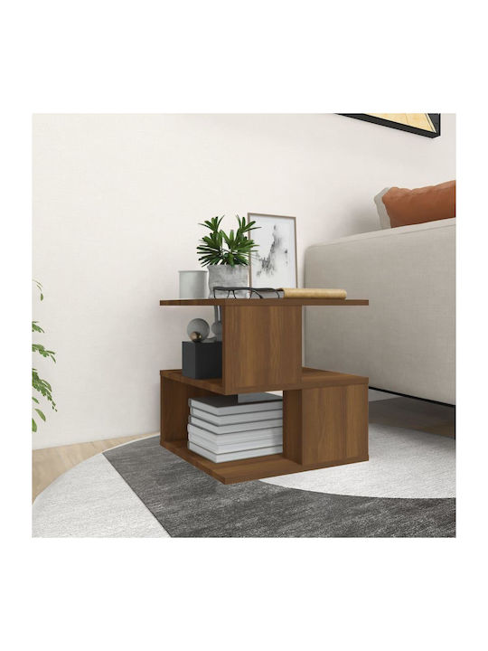 Square Wooden Side Table Oak L40xW40xH40cm