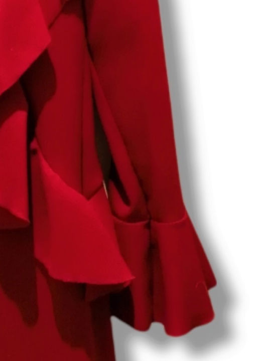 Children's Dress Long Sleeve Red