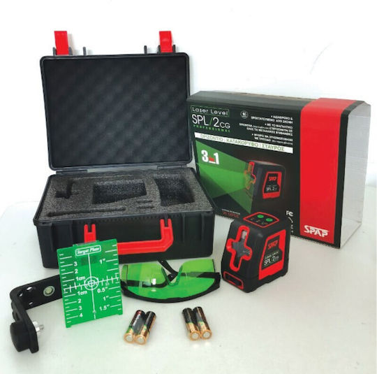Spap SPL / 2CG Linear Laser Level Green Beam with Working Range 30m