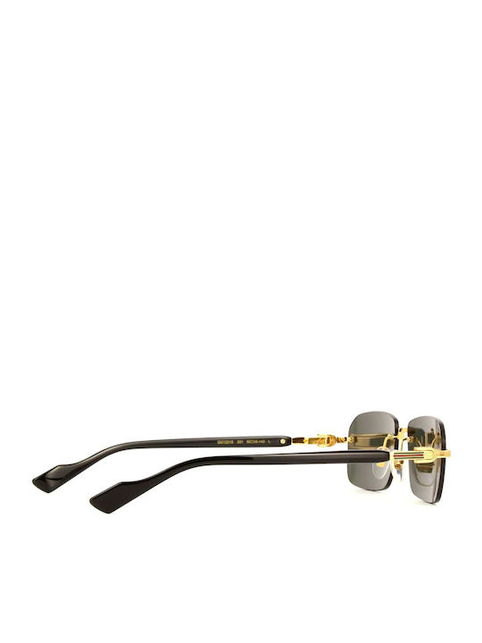 Gucci Unisex Sunglasses with Gold Metallic Frame and Grey Lens GG1221S 001