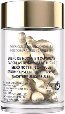 Roc Retinol Correxion Line Smoothing Advanced Retinol Night Serum Capsules Anti-Aging Serum Gesicht mit Retinol 10.5ml