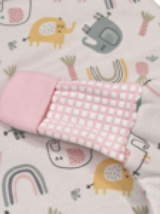 Tender Winter Sleeping Bag with Feet Elephants 2.5 Tog Beige with Detachable Sleeves