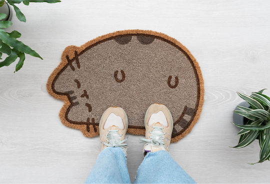 Grupo Erik Πατάκι Εισόδου από Κοκοφοίνικα Pusheen Μπεζ 40x60εκ.