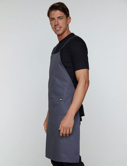 Ayo Ποδιά Barista / Bartender Ολόσωμη X5302 Γκρι