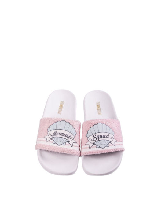 The White Brand Women's Slipper Mermaid Pink L-0111