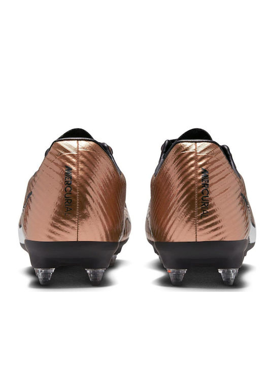 Nike Mercurial Vapor 15 Academy Football Shoes with Cleats Metallic Copper