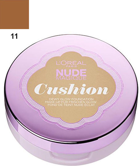 L'Oreal Paris Nude Magique Cushion Make Up 11 Golden Amber 14.6gr