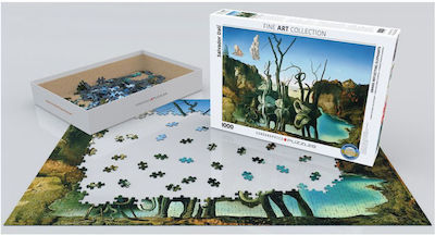 Puzzle Swans Reflecting Elephants by Salvador Dali 2D 1000 Κομμάτια