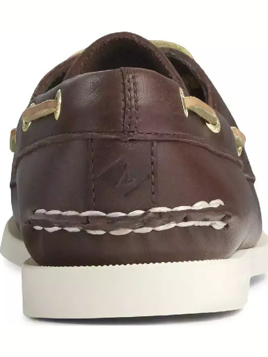Original 2-Eye Core Γυναικεία Boat Shoes σε Καφέ Χρώμα