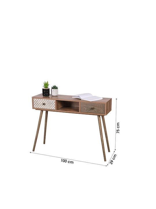 Wooden Console Table L100xW29xH75cm