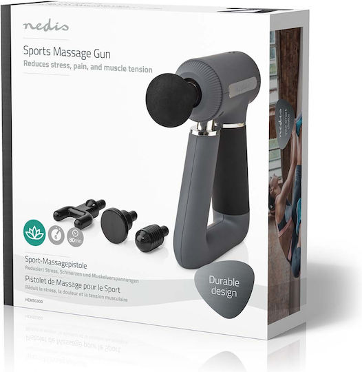 Nedis Waffe Massage für den Körper mit Vibration Gray