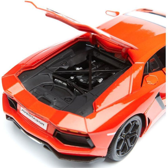 Bburago Car Lamborghini Aventador LP - Orange 1:18 For 10+ Years Old