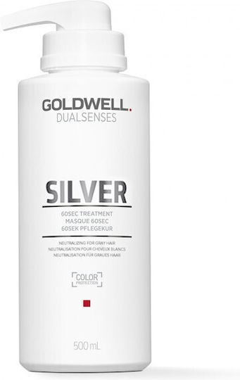 Goldwell Dualsenses Silver 60sec Hair Mask for Color Protection 500ml