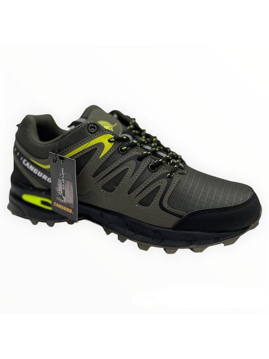 Canguro CA544 Men's Hiking Shoes Green