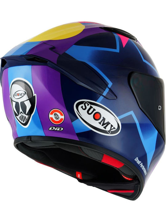 Suomy Track-1 Replica Suomy Motorradhelm Volles Gesicht ECE 22.06 Gewicht 1350gr