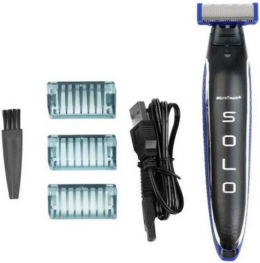 MicroTouch Solo Rotating Electric Shaver Face / Body Rechargeable