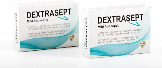 Dextrasept Mild Antiseptic Seifenriegel mit Olivenöl 100gr