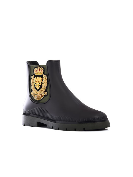 Ateneo Women's Short Wellies Black