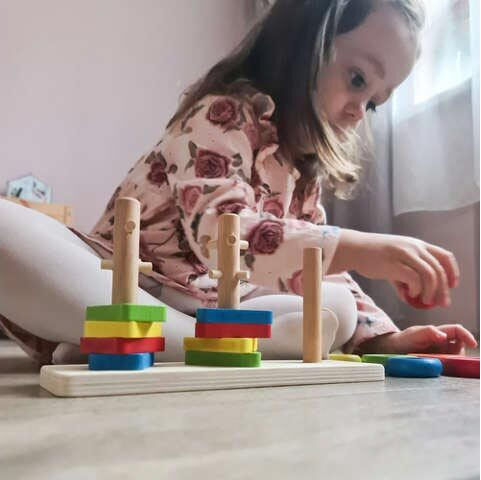 Παιχνίδι Ταξινόμησης Σχημάτων από Ξύλο