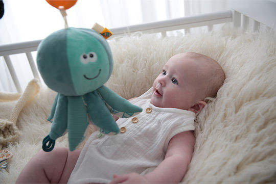 Dolce Животинче Octo Октопод със звуци за 0++ месеца