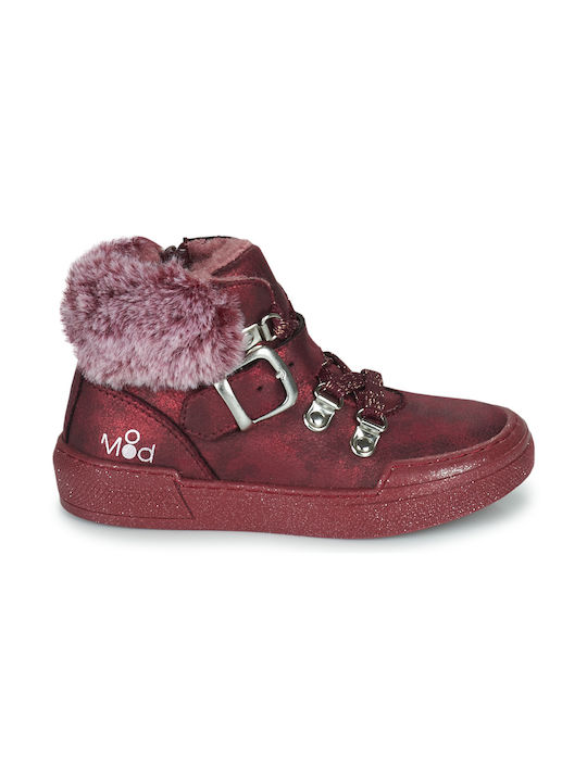 Mod8 Kids Boots Burgundy