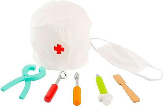 Kids Medical Set Wooden 6pcs