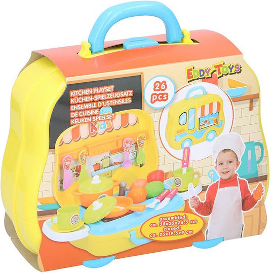 Eddy Toys Cooking Game / Kitchenware Kitchen set in Carrying Case 26pcs