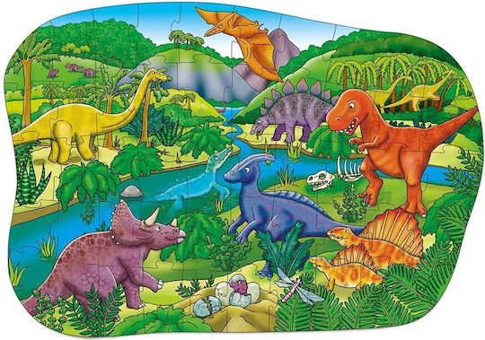 Kinderpuzzle Dinosaurs für 4+ Jahre 50pcs Orchard