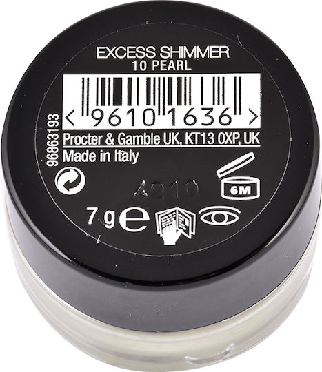 Max Factor Excess Shimmer Lidschatten in fester Form 10 Pearl 7gr