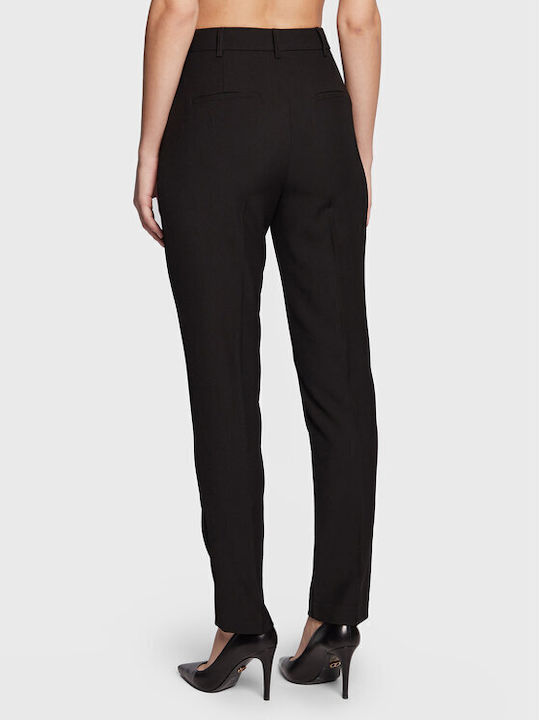 Guess Women's Fabric Trousers in Regular Fit Black