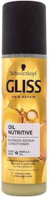 Schwarzkopf Gliss Kur Oil Nutritive Express Repair Ulei de păr pentru hrănire 200ml