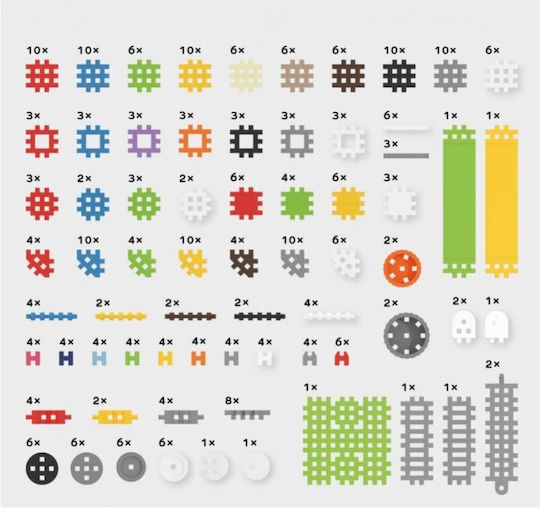 Marioinex Bristles Sphinotouvlaikia for 3+ Years 301 Pieces
