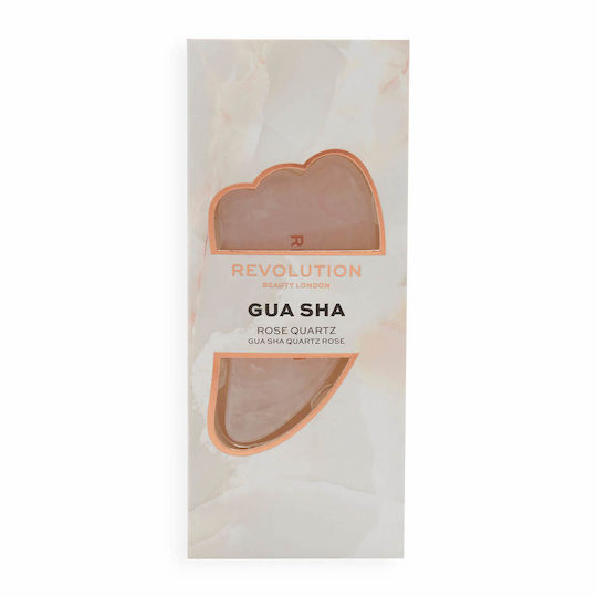 Revolution Beauty Εργαλείο Gua Sha από Ροζ Χαλαζία 1τμχ