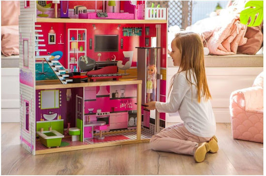Ecotoys Holzpuppenhaus