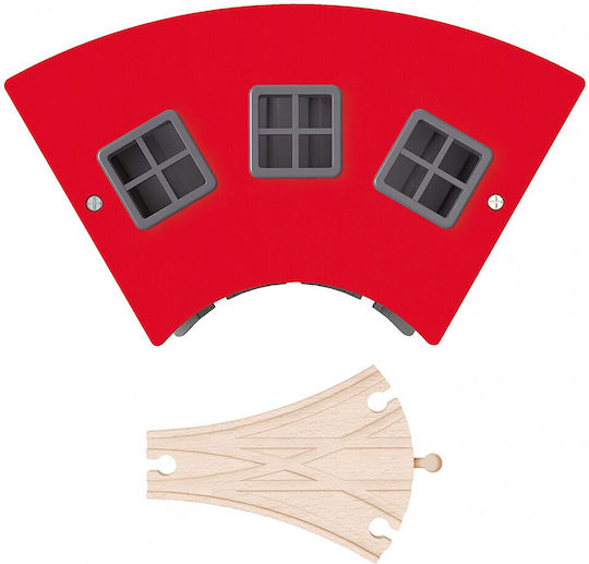 Hape Large Roundhouse Railroad Accessories made of Wood for 3+ years+ Years