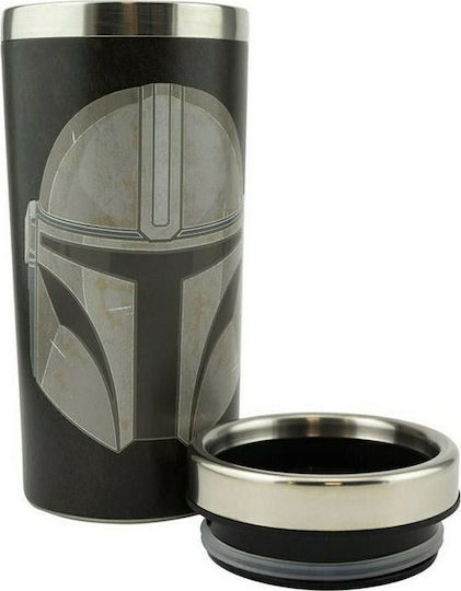 Paladone Travel Mug Ποτήρι Θερμός Ανοξείδωτο 450ml Μαύρο με Επιστόμιο